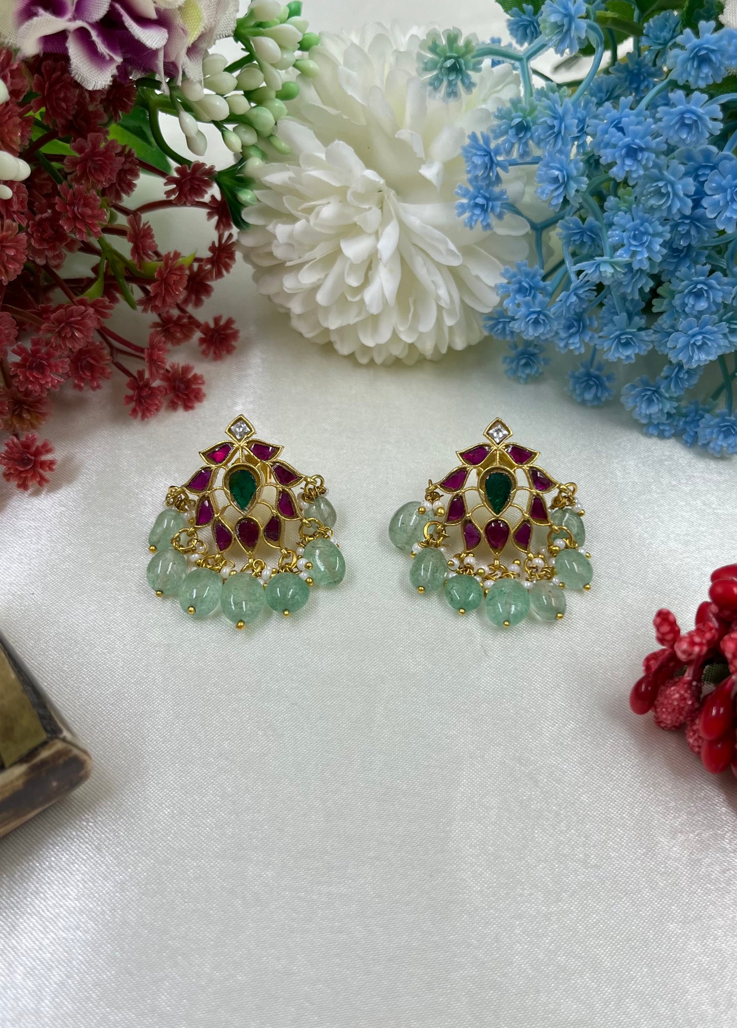 Ritu Jadau Pachi Kundan Earring
