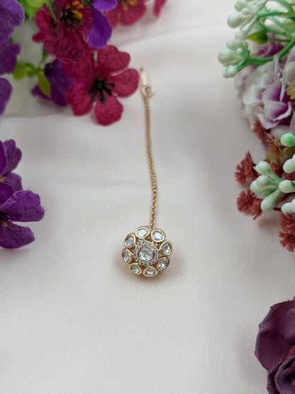 Alina Moissanite Mang Tika