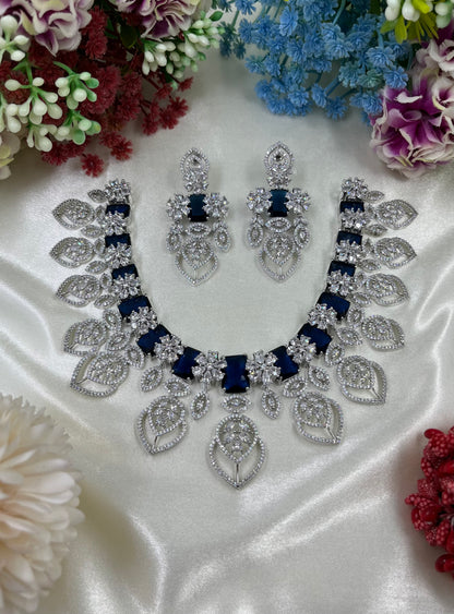 Hamsa American Diamond Necklace