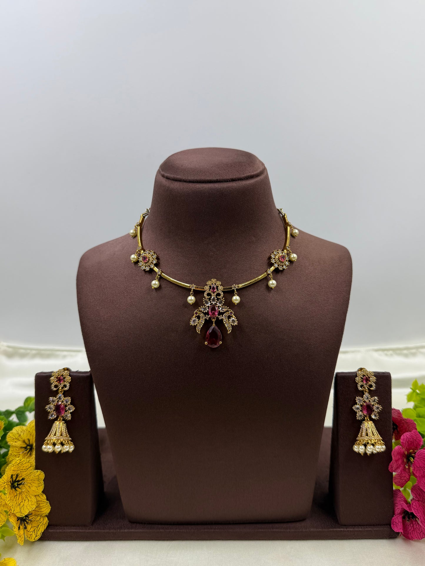 Rohini Traditional Hasli Necklace
