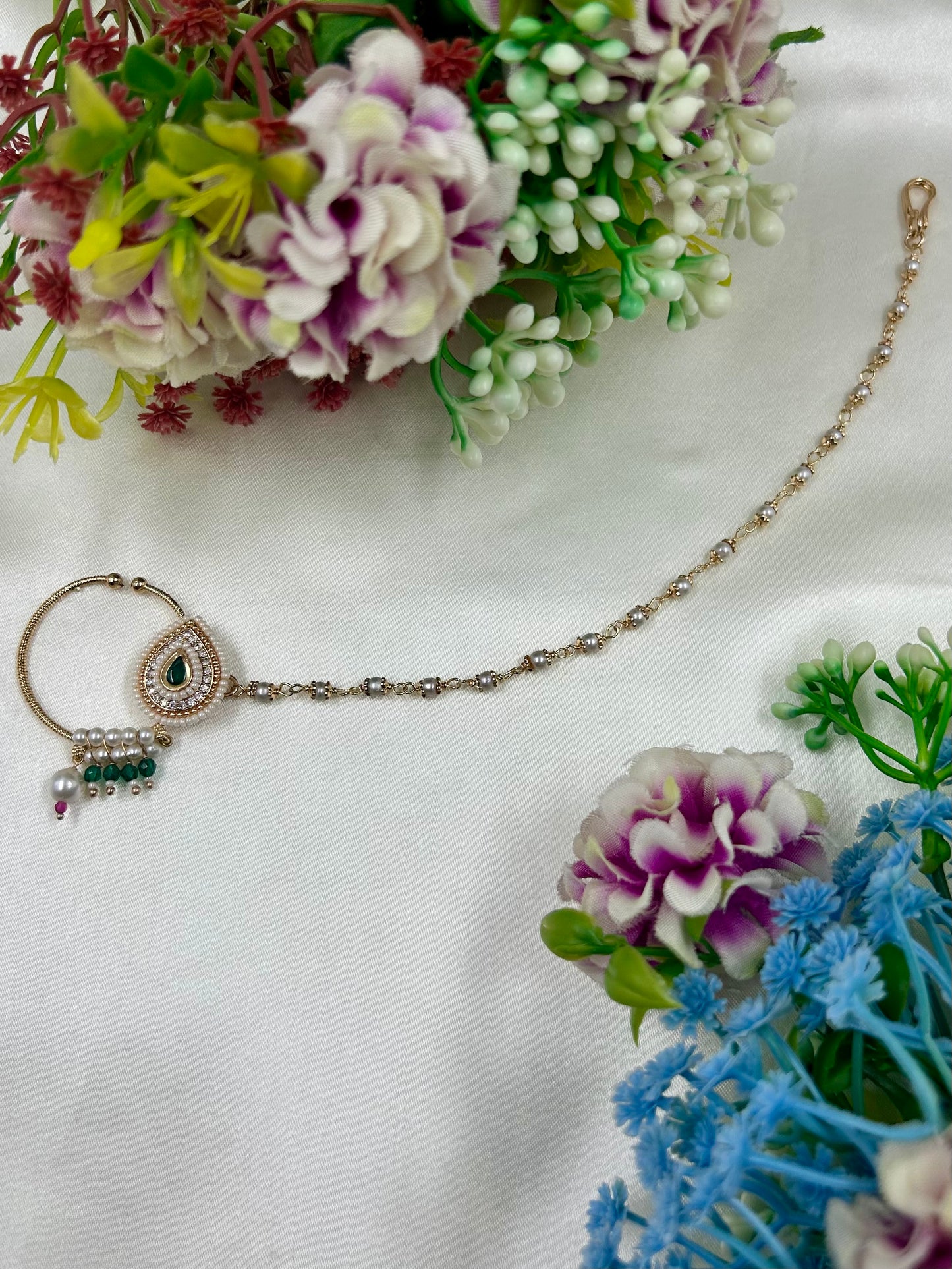 Manish Moissanite Nose Ring