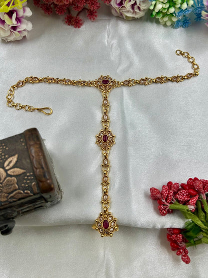 Gunjita Traditional Gold Hath Panja (One Pis)