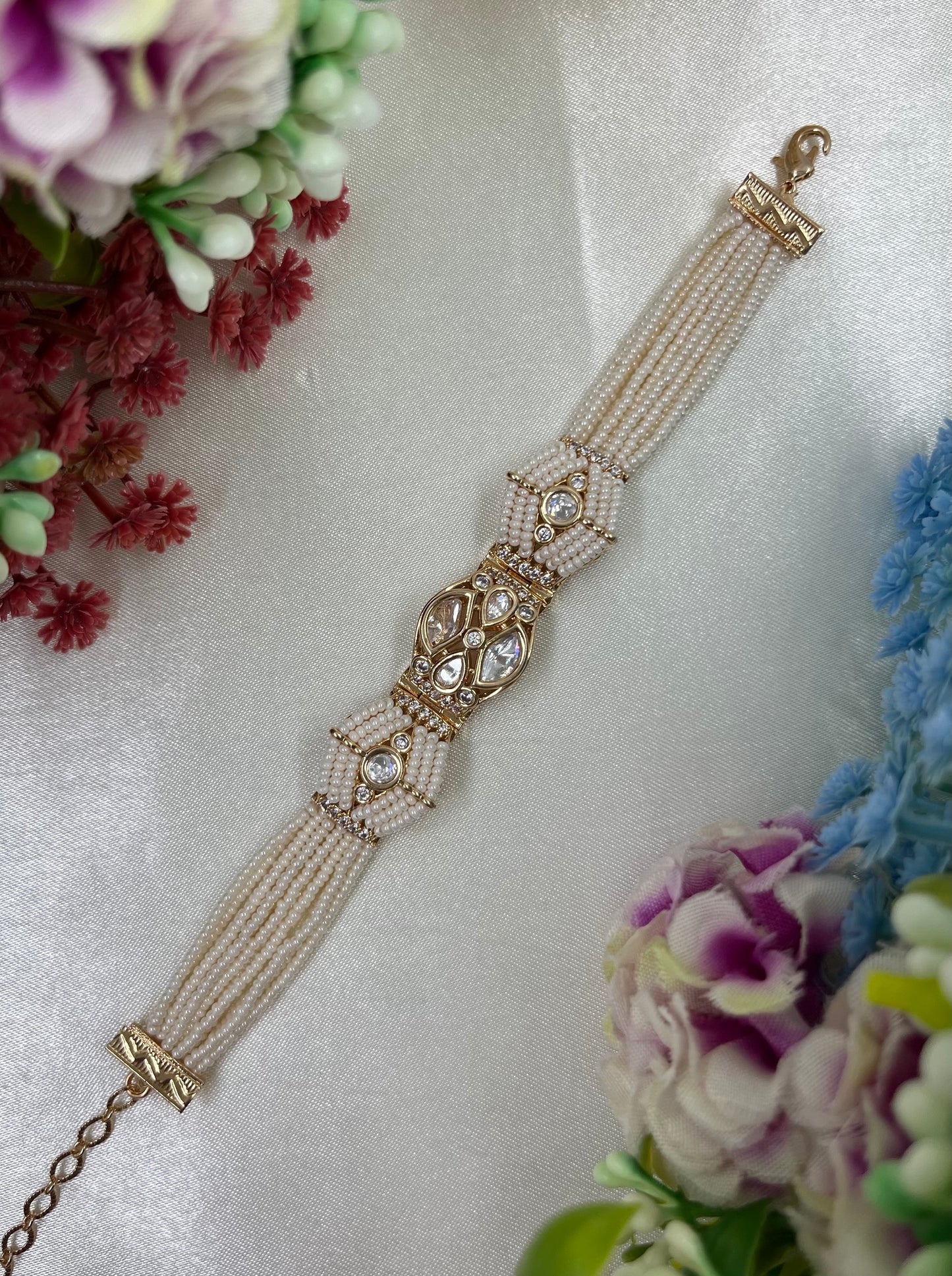 Warsha Moissanite Moti Bracelet