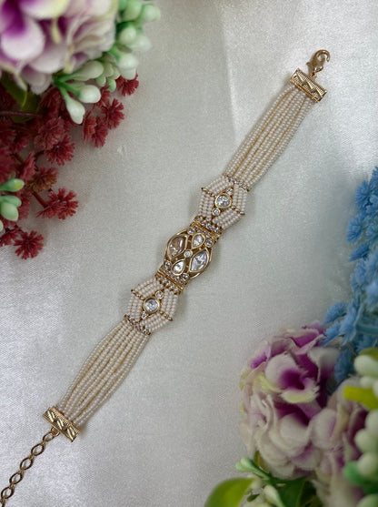 Warsha Moissanite Moti Bracelet