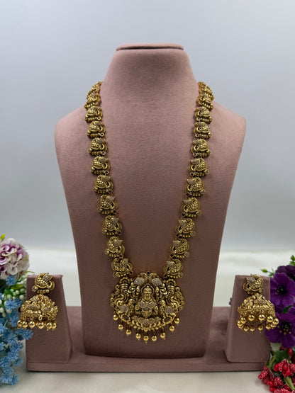 Avni South Indian Long Necklace Set
