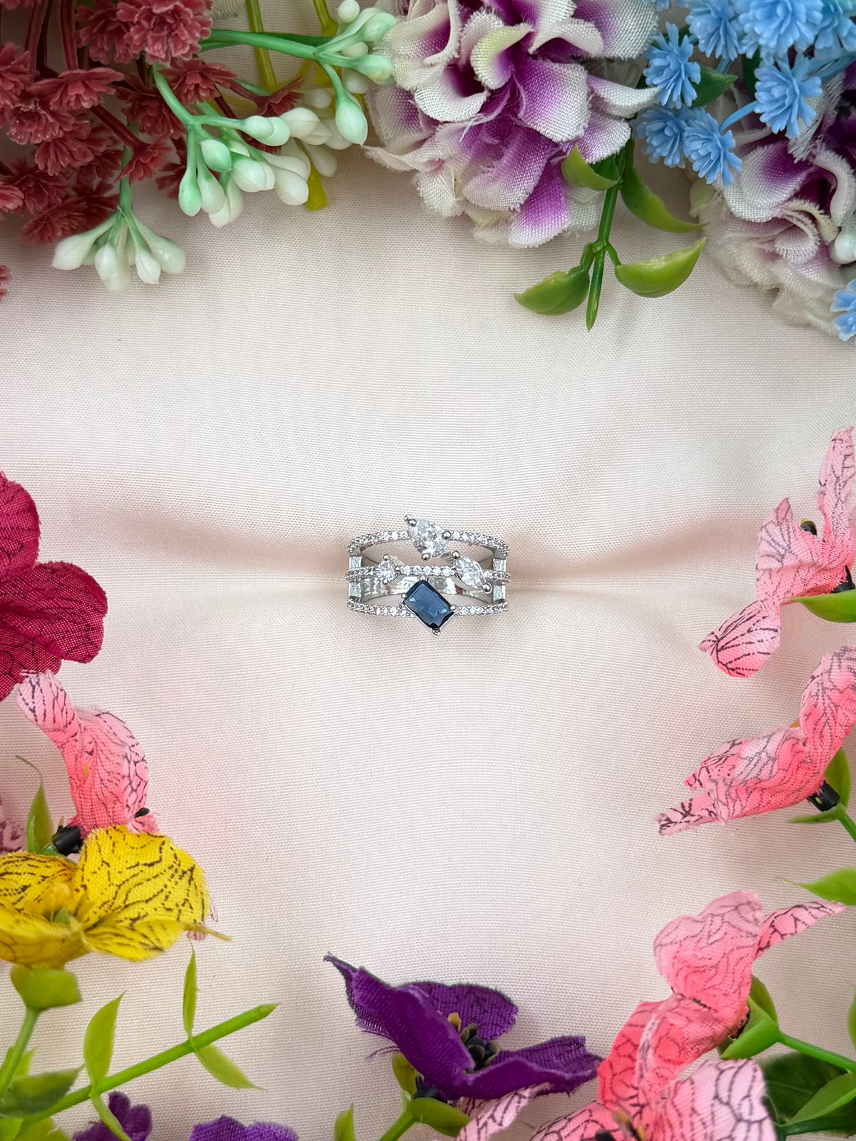 Julie American Diamond Ring (Adjustable)