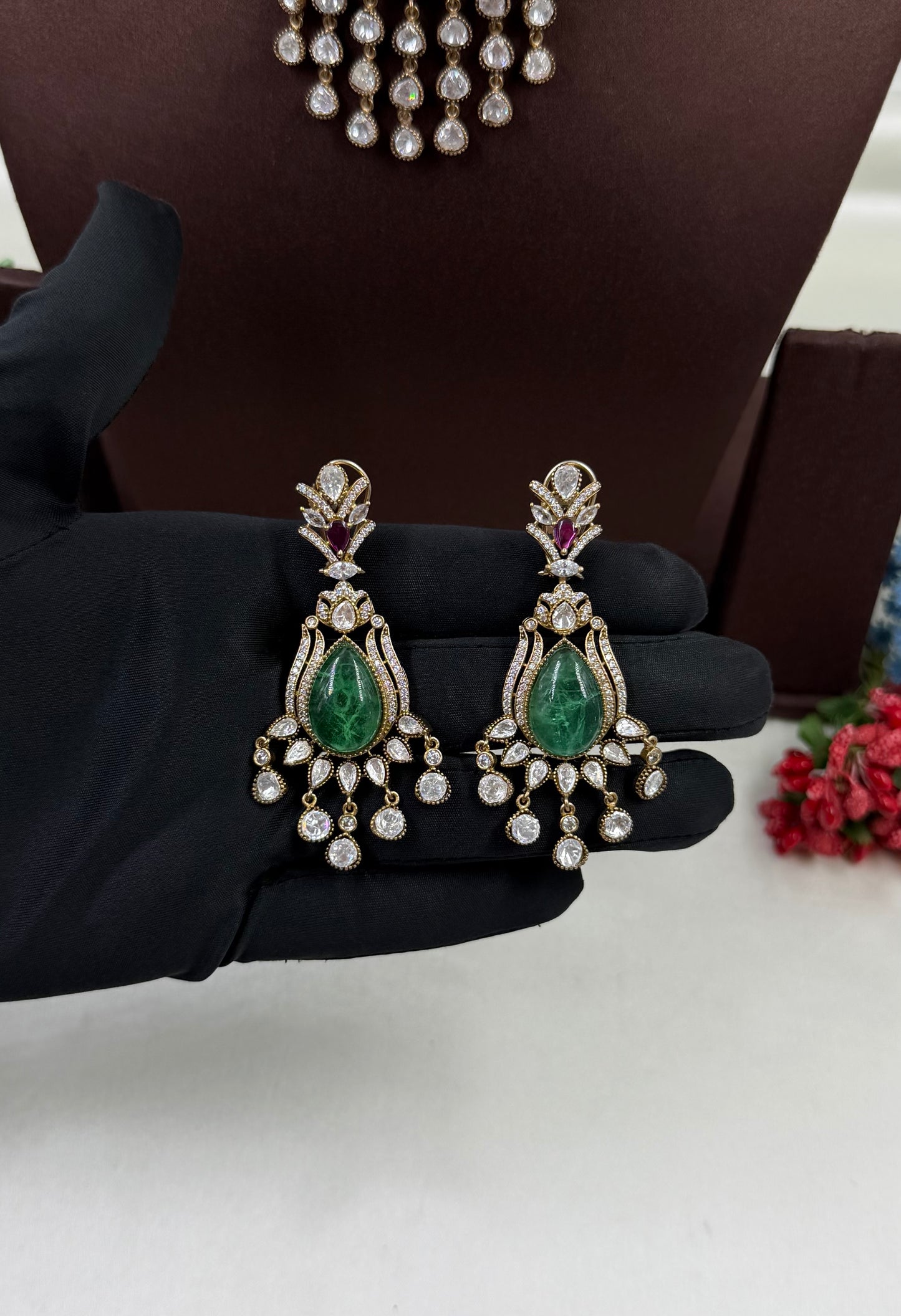 Sunita Jaipuri Kundan Choker Necklace Set