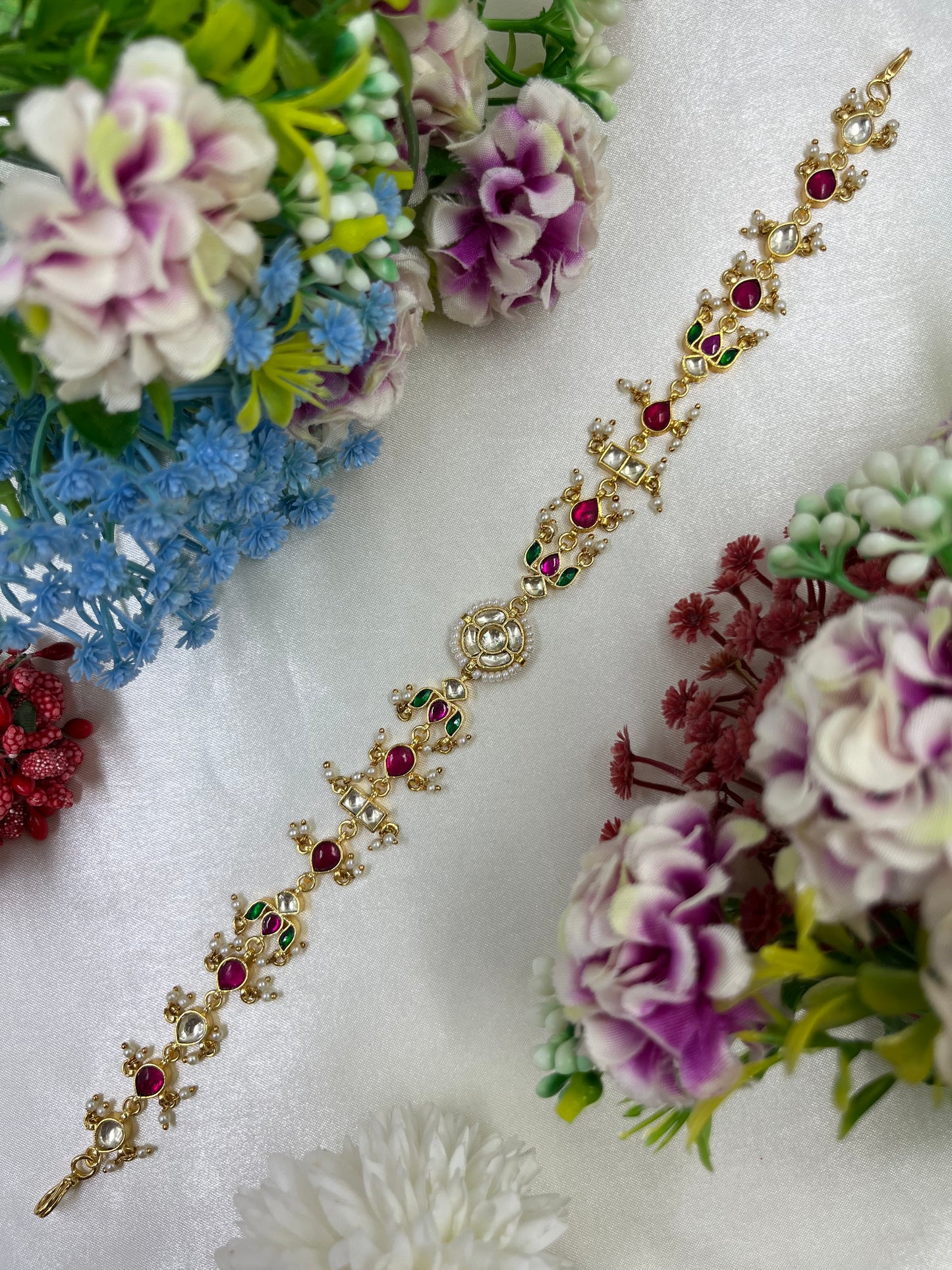 Vidya Pachi Kundan Sheesh Patti