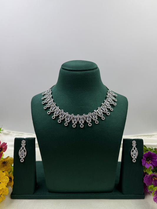 Daisy American Diamond Necklace