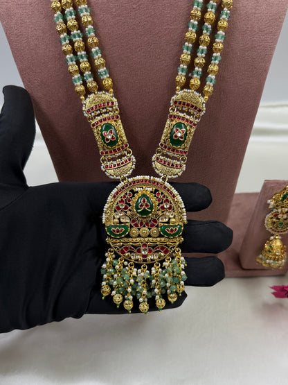 Supriya Pachi Kundan Heritage Long Necklace Set
