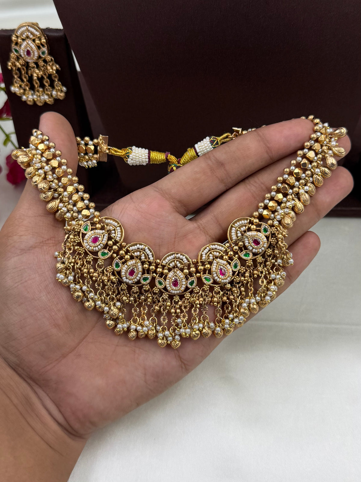 Sarika Premium Chorski Necklace Set