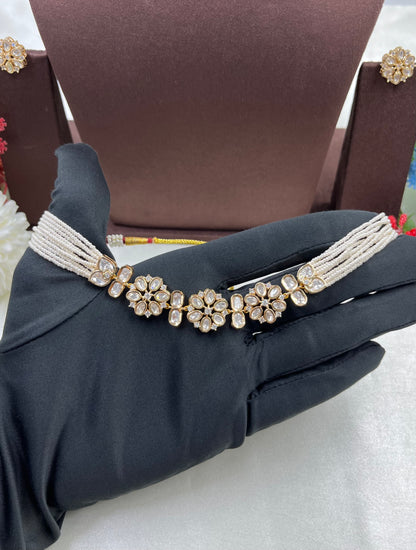 Kanti Moissanite Choker Necklace