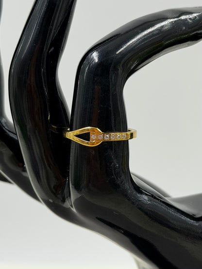 Cecily Anti-Tarnish Stainless Steel Ring