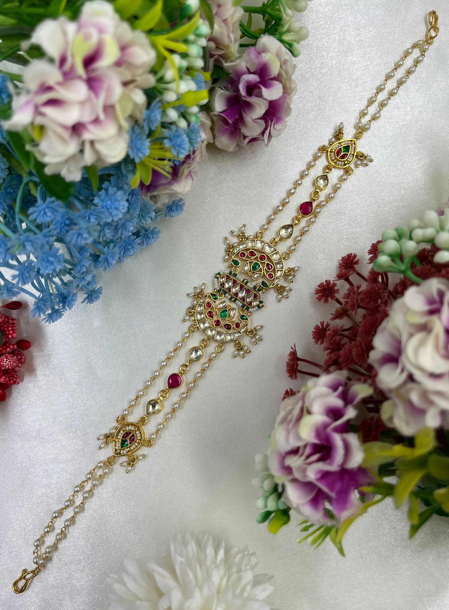 Deepika Pachi Kundan Sheesh Patti