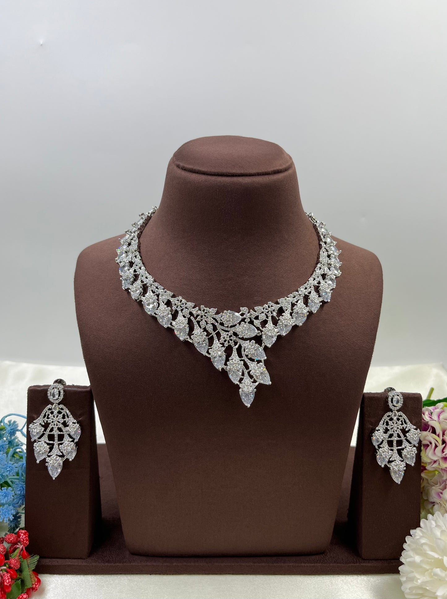 Shreya Premium American Diamond Necklace