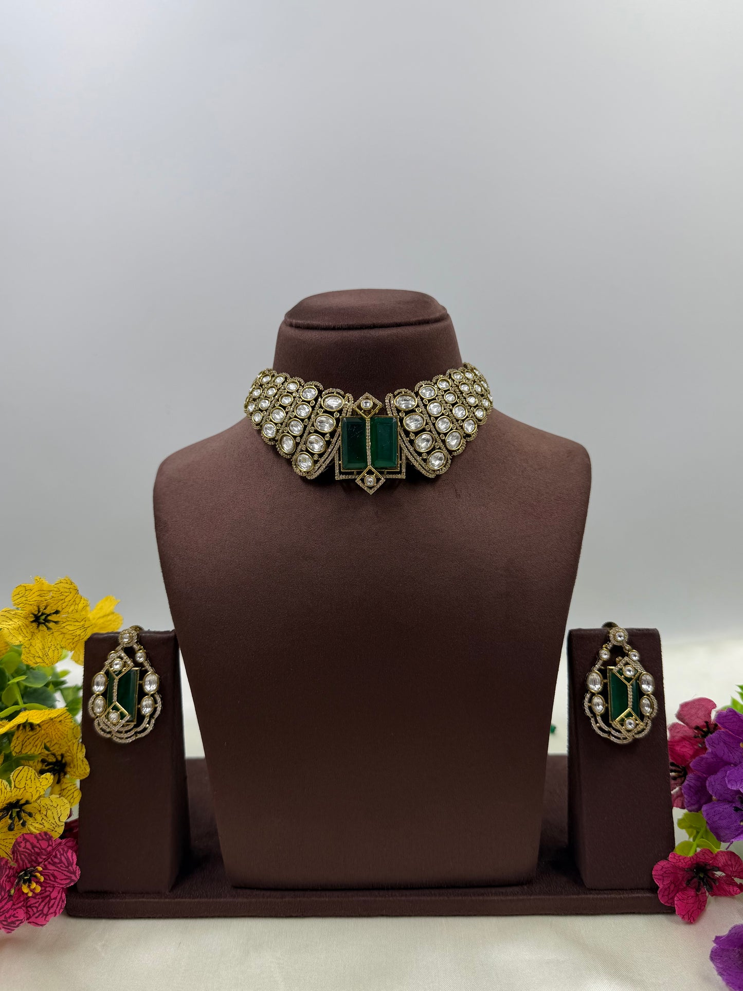 Mira Moissanite Choker Necklace