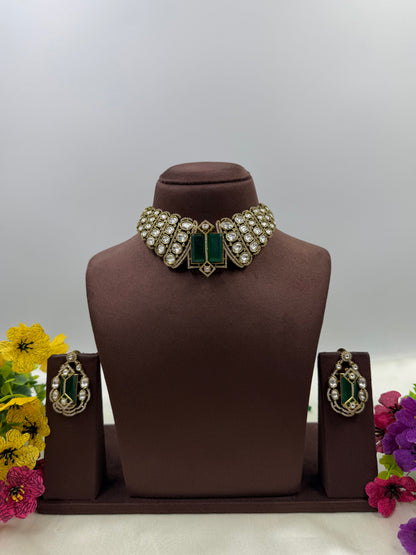 Mira Moissanite Choker Necklace