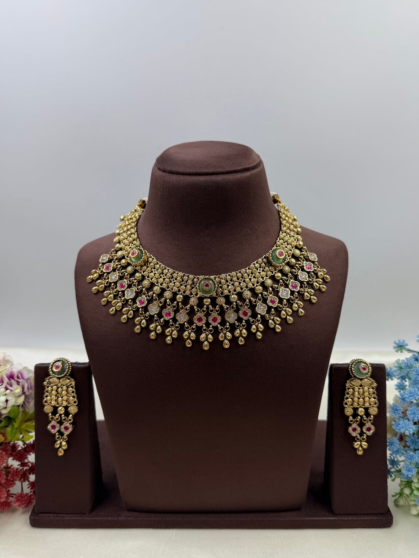 Tejal Premium Chorski Necklace Set