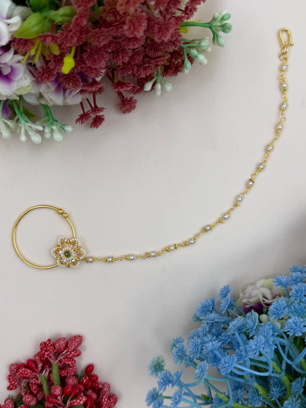 Kanishka Traditional Indian Nose Ring