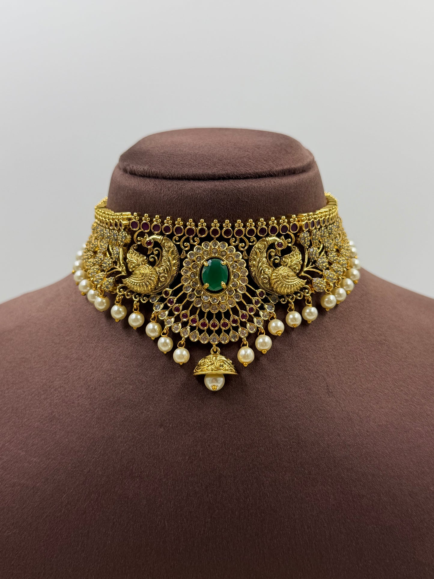 Anita Traditional Choker Necklace Set