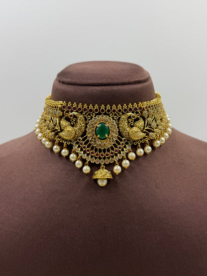 Anita Traditional Choker Necklace Set