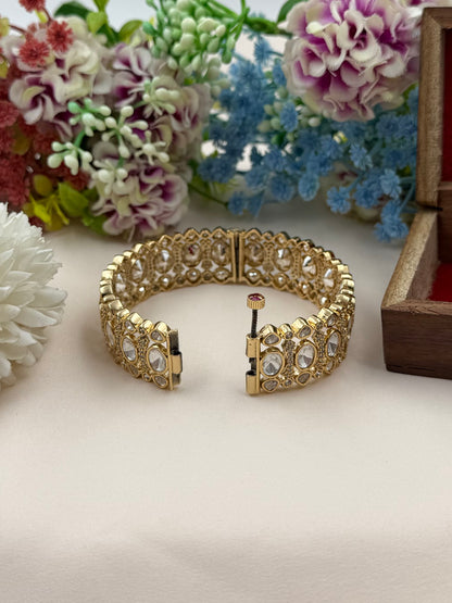 Chandni Moissanite Bangles (Openable)