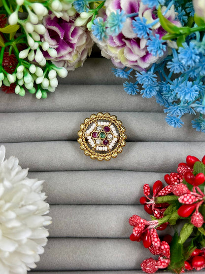 Sarikha Heritage Finger Ring (Adjustable)