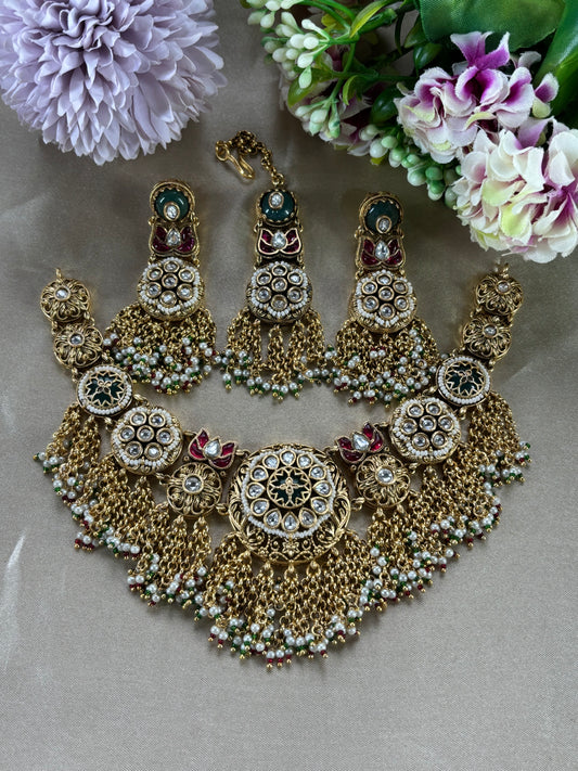 Antique Aabhaar Heritage Necklace