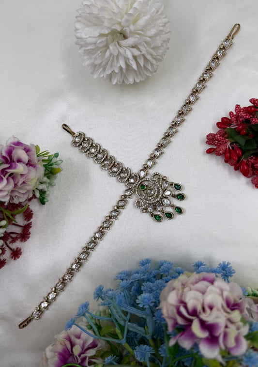 Rukmini Victorian Moissanite Damini