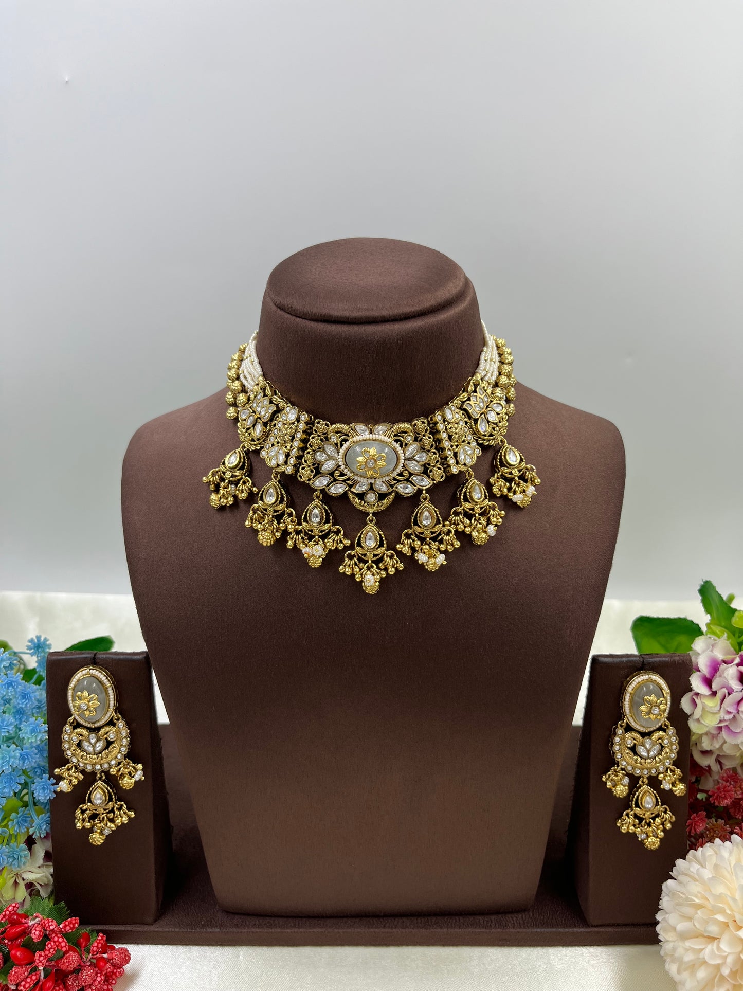 Aalia Heritage Antique Gold Necklace