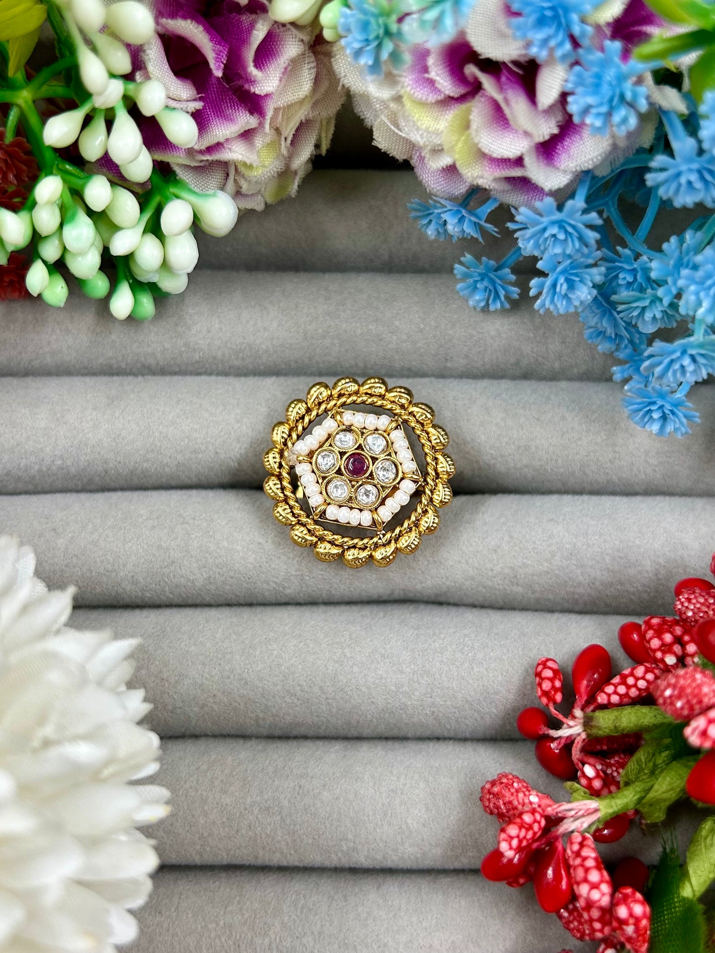 Sarikha Heritage Finger Ring (Adjustable)