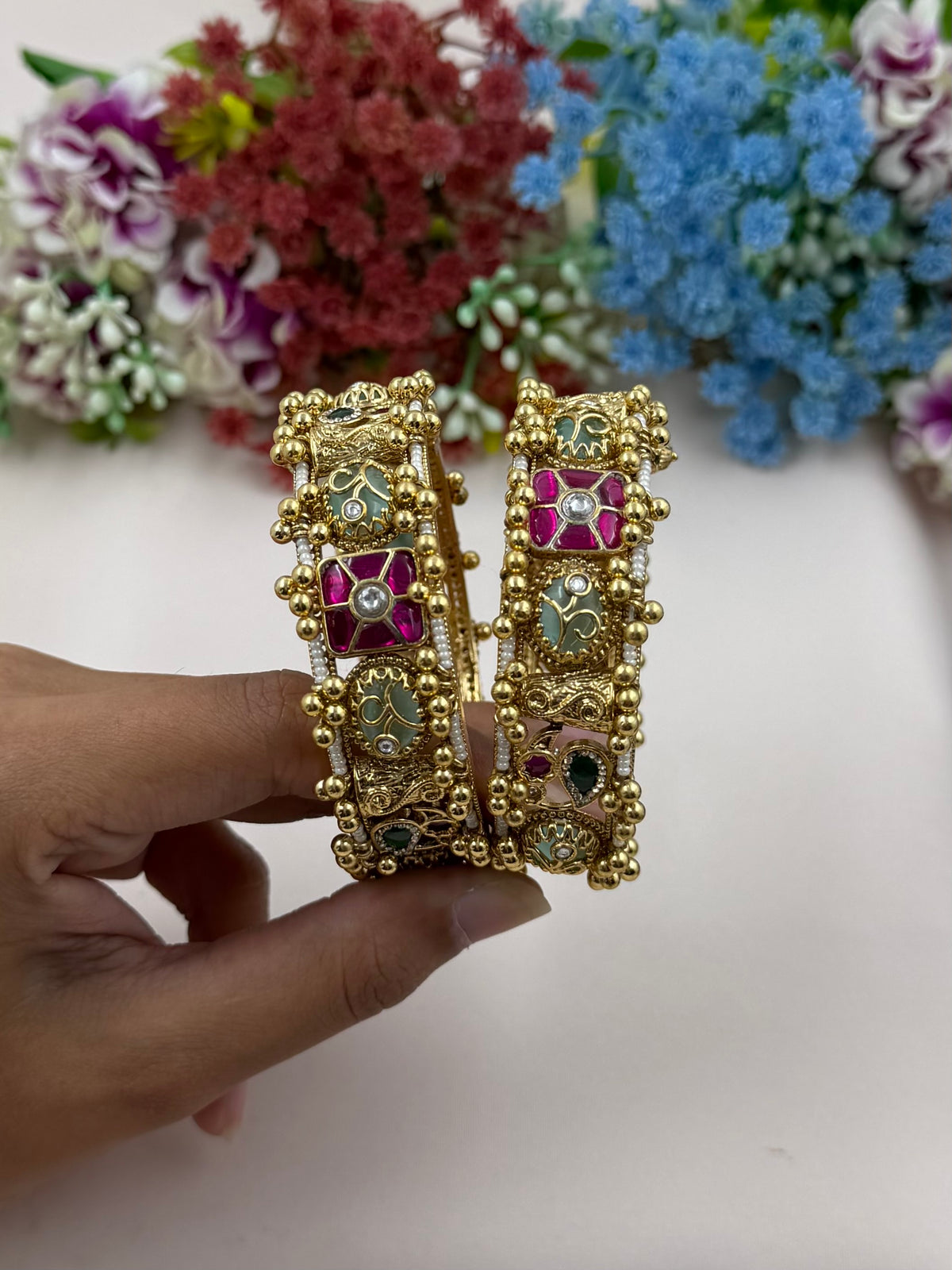 Suhana Heritage Chorski Bangles (Openable)