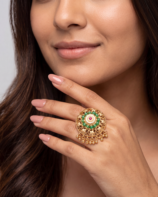 Sakshi Heritage Ring (Adjustable)
