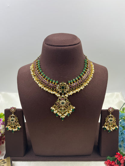 Priya Traditional Victorian Necklace