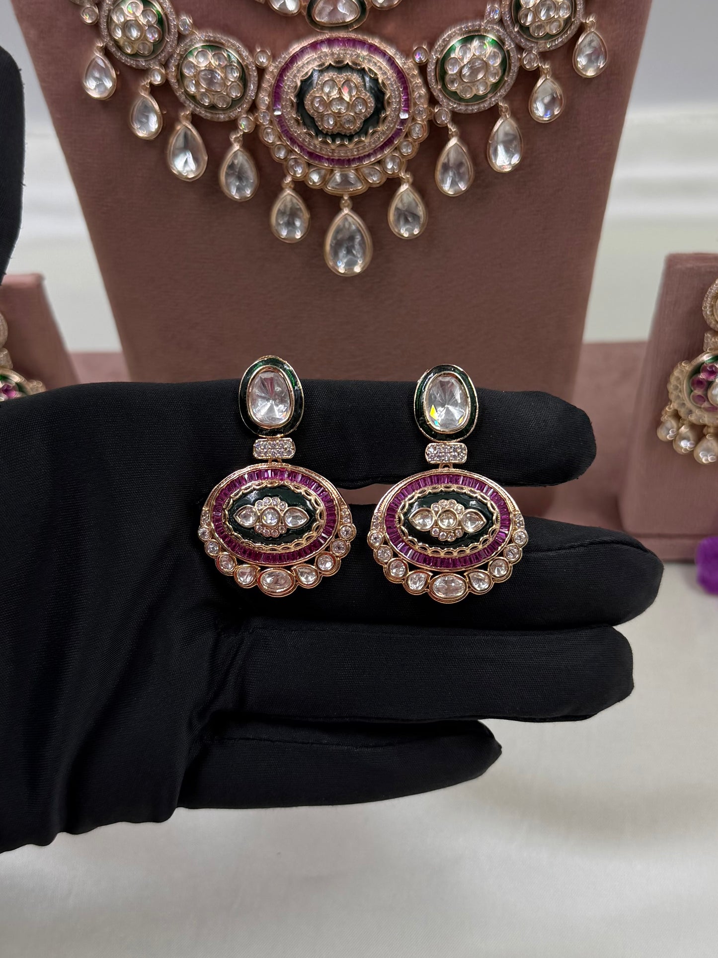 Taniya Moissanite Premium Combo Set