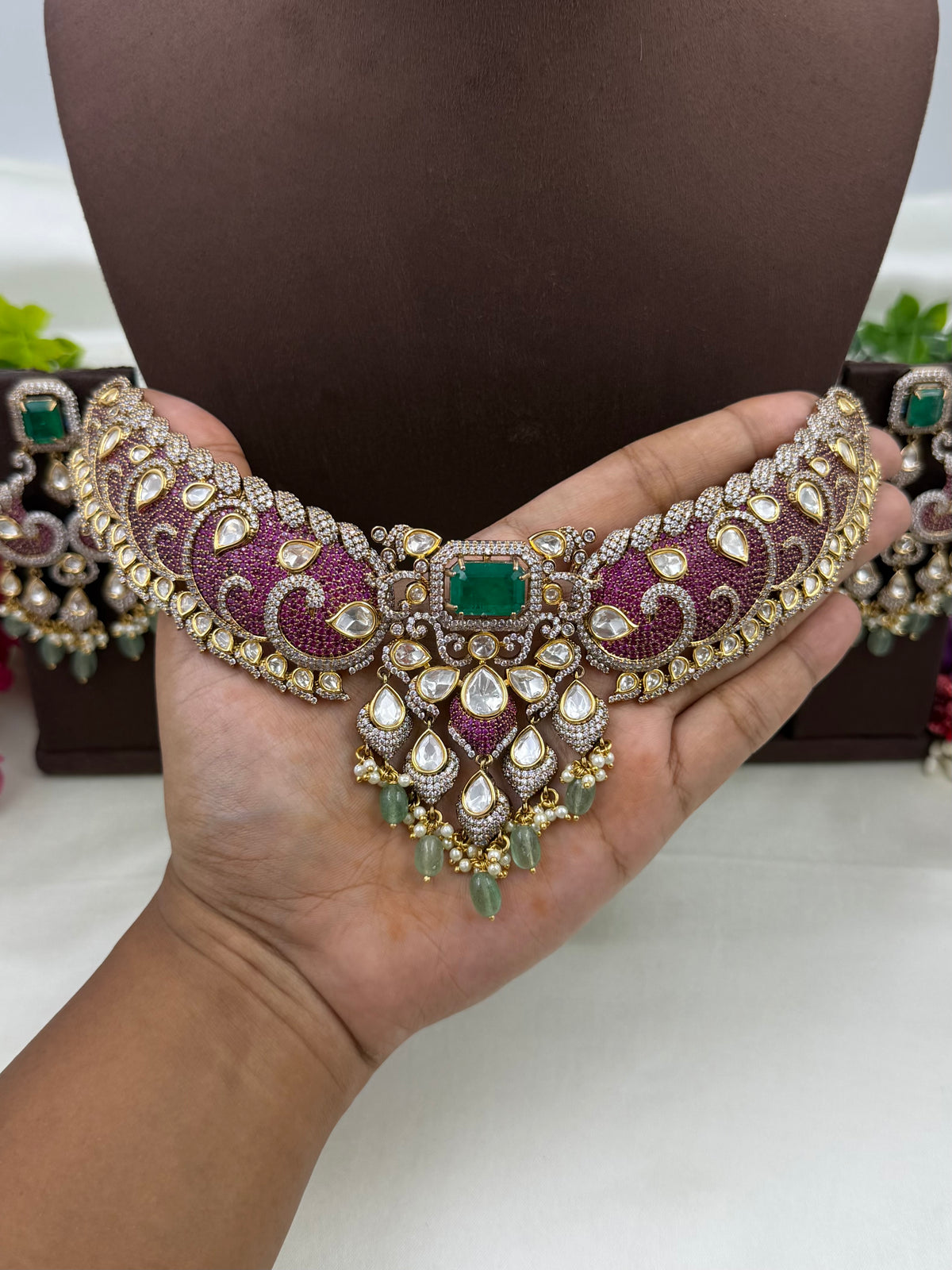 Khushali Jaipuri Choker Set