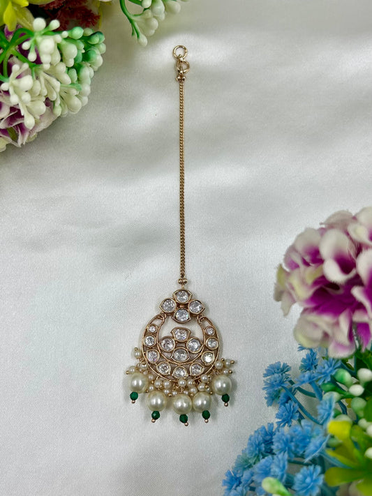 Nikita Moissanite Mang Tika