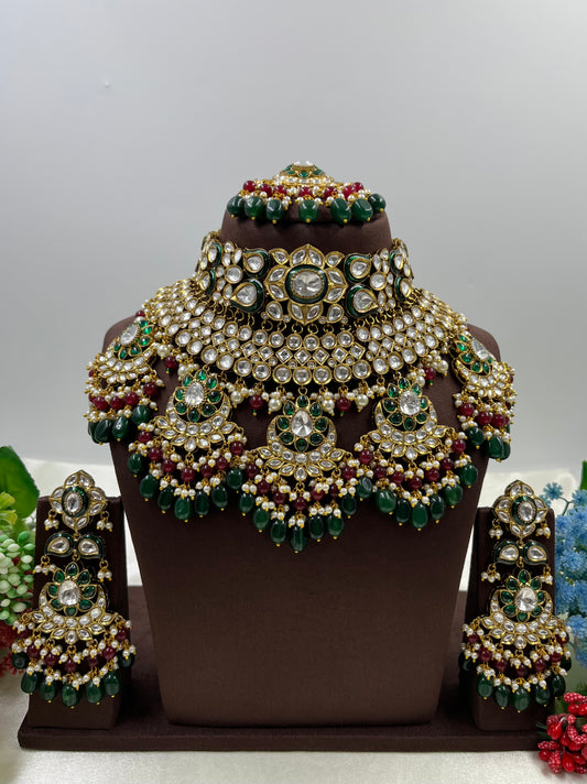 Gauri Polki Kundan Necklace Set