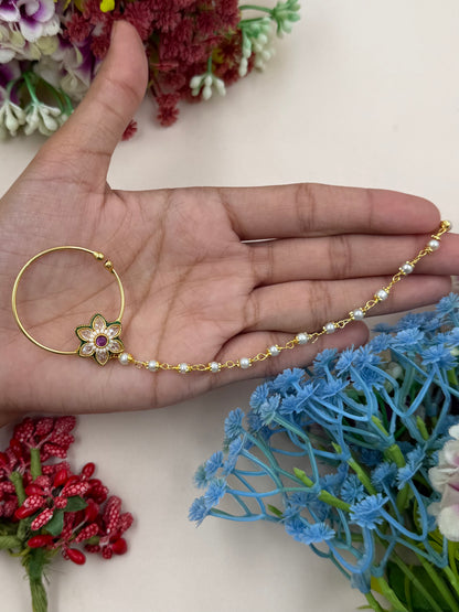 Nishika Traditional Indian Nose Ring
