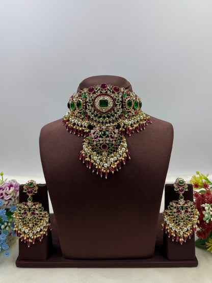 Sayali Polki Kundan Necklace Set