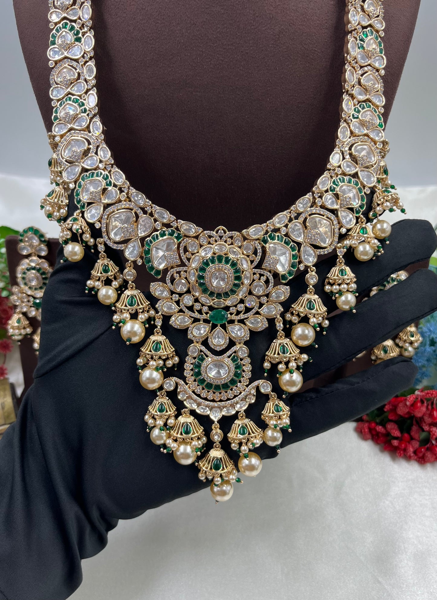 Rajvi Moissanite Premium Combo Set