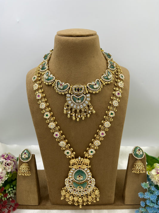Vedhika Heritage Combo Necklace