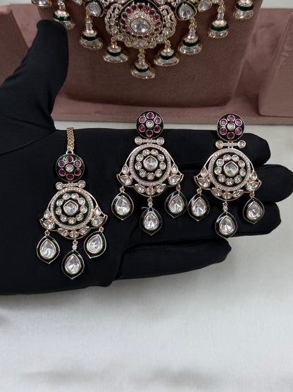 Nidhi Moissanite Premium Combo Set