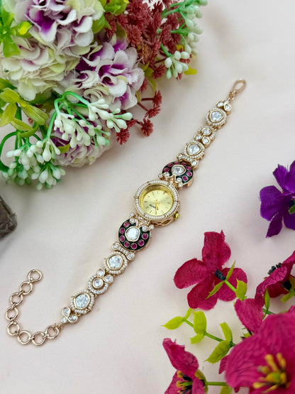 Kashish Moissanite Watch (Adjustable)