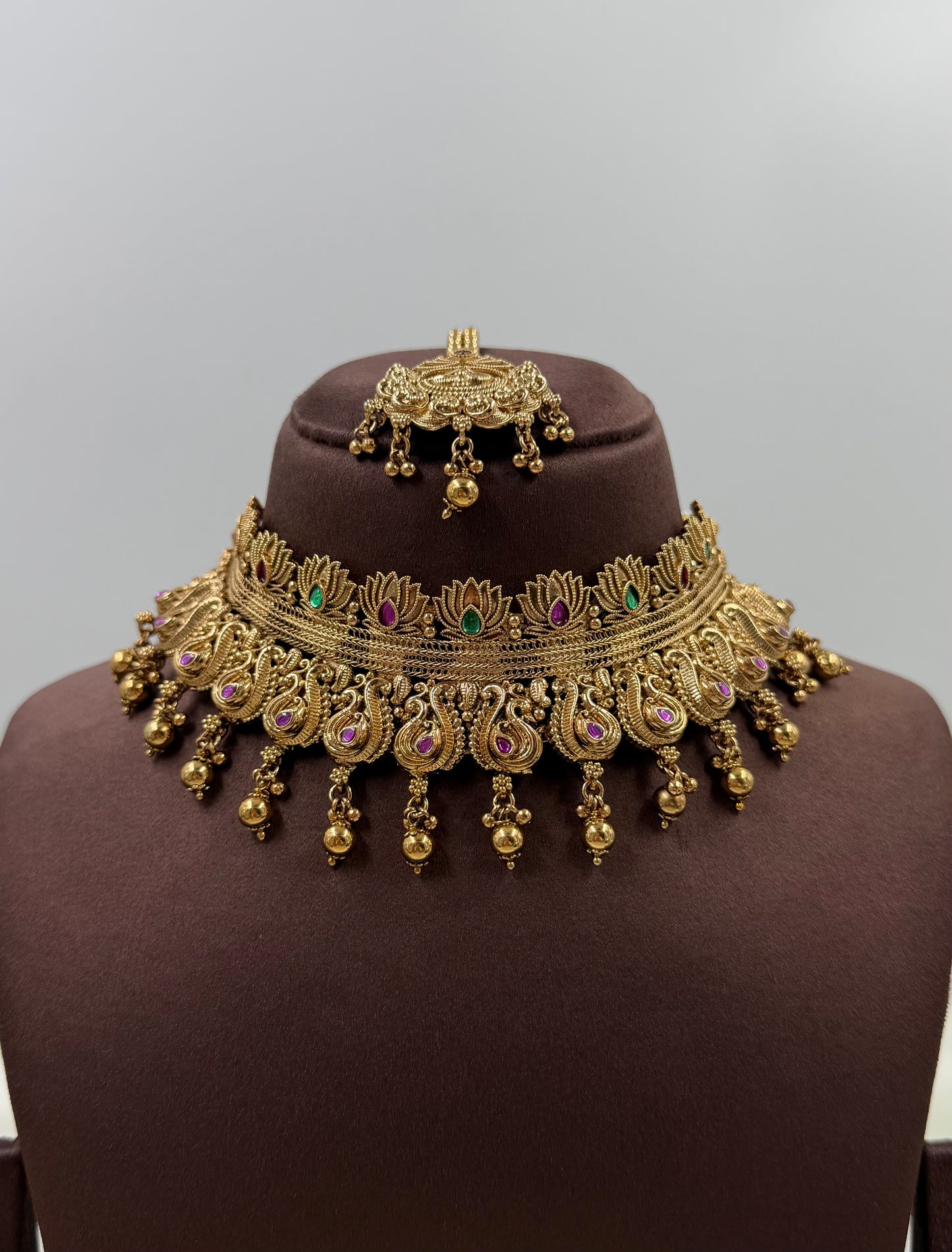 Parvati South Indian Choker Necklace Set