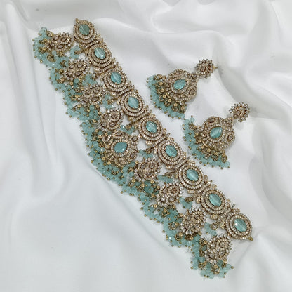 Lora Premium Victorian Choker Necklace Set