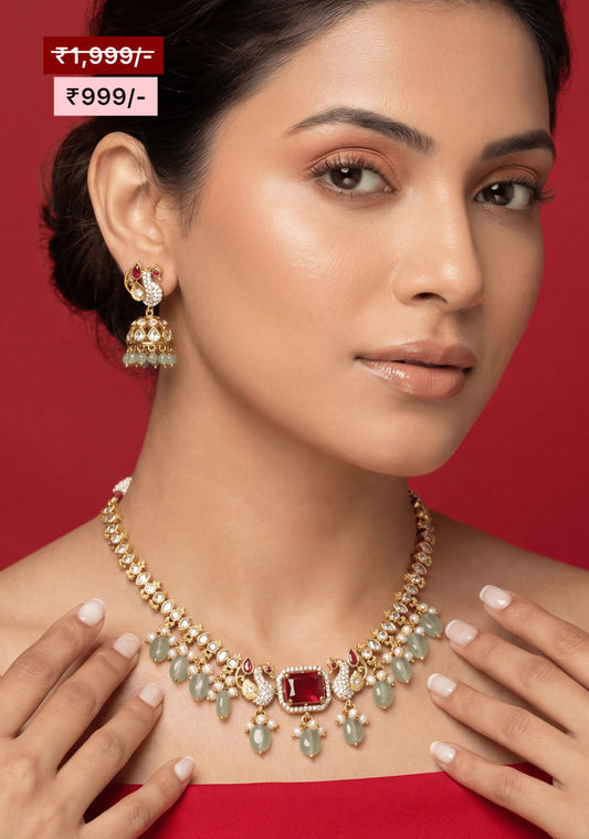 Tanvi Victorian Delicate Necklace