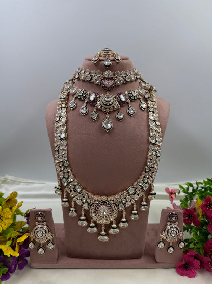 Nidhi Moissanite Premium Combo Set