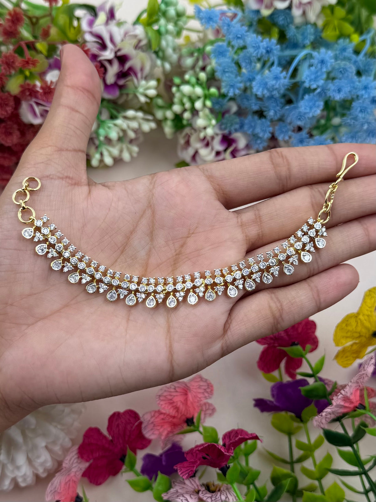 Pavani American Diamond Earchain