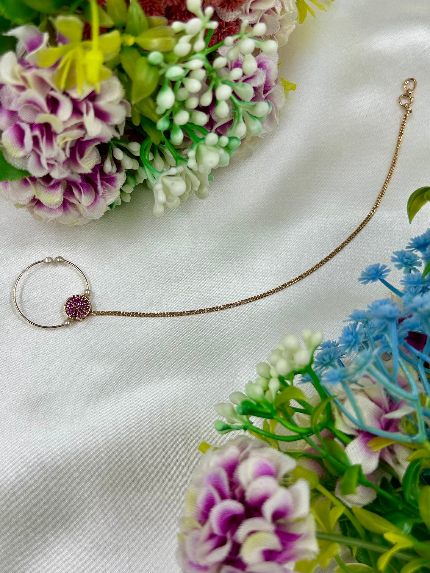 Raksha Moissanite Nose Ring